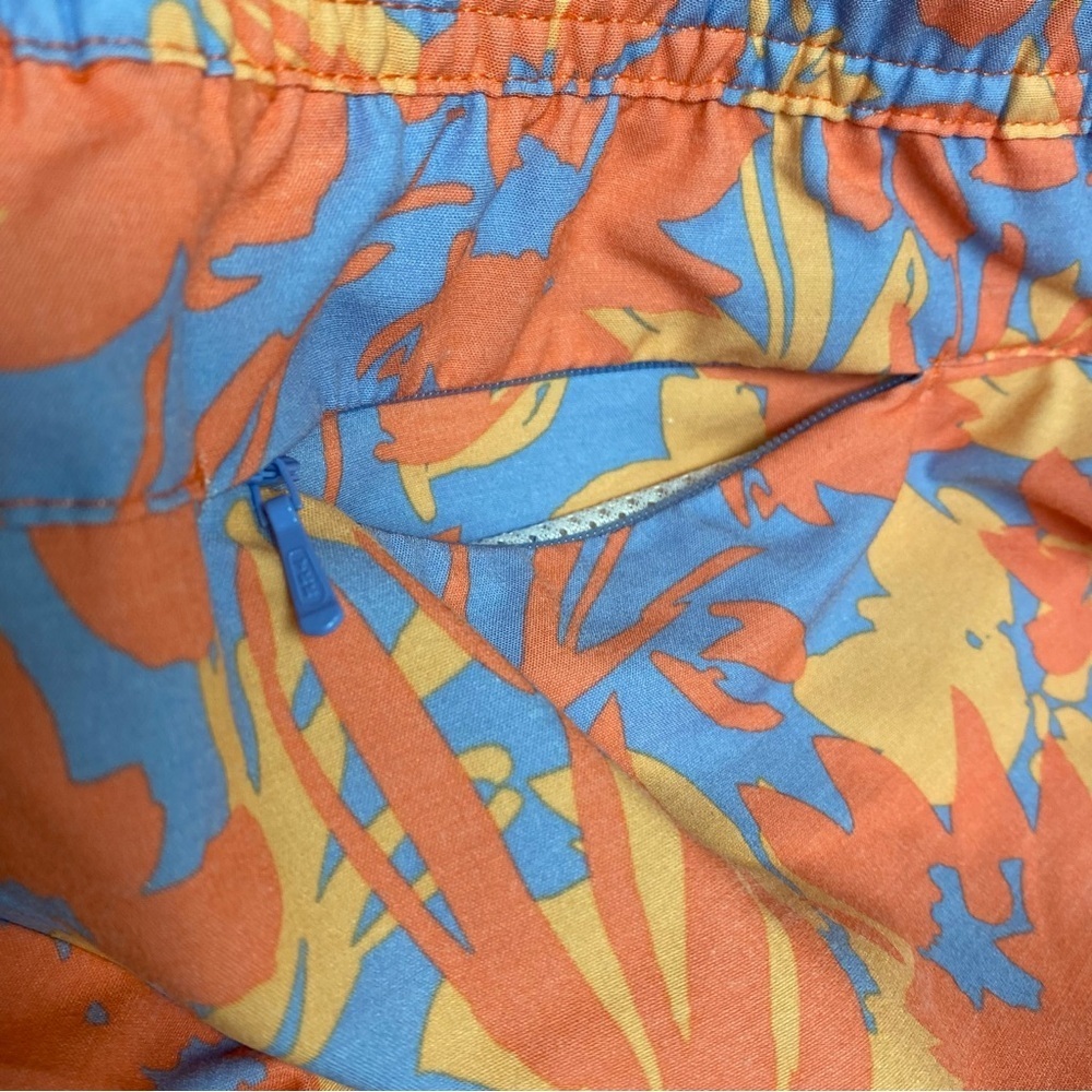 Prana Ladies Orange Athletic Shorts Vibrant Design Lightweight XL - Picture 7 of 9